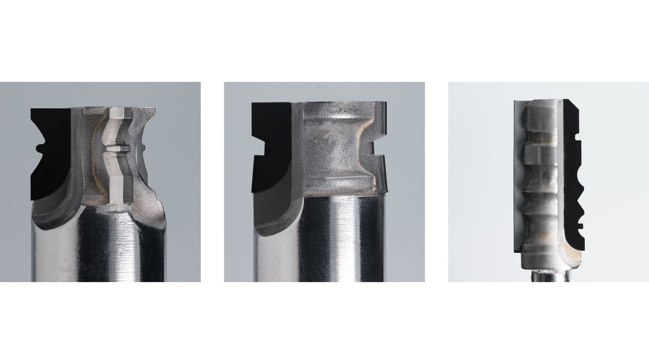 眼鏡産業向けのレーザー加工されたレンズ加工用PCD工具(直径d = 4~8 mm)