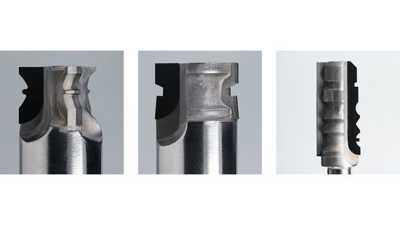 眼鏡産業向けのレーザー加工されたレンズ加工用PCD工具(直径d = 4~8 mm)